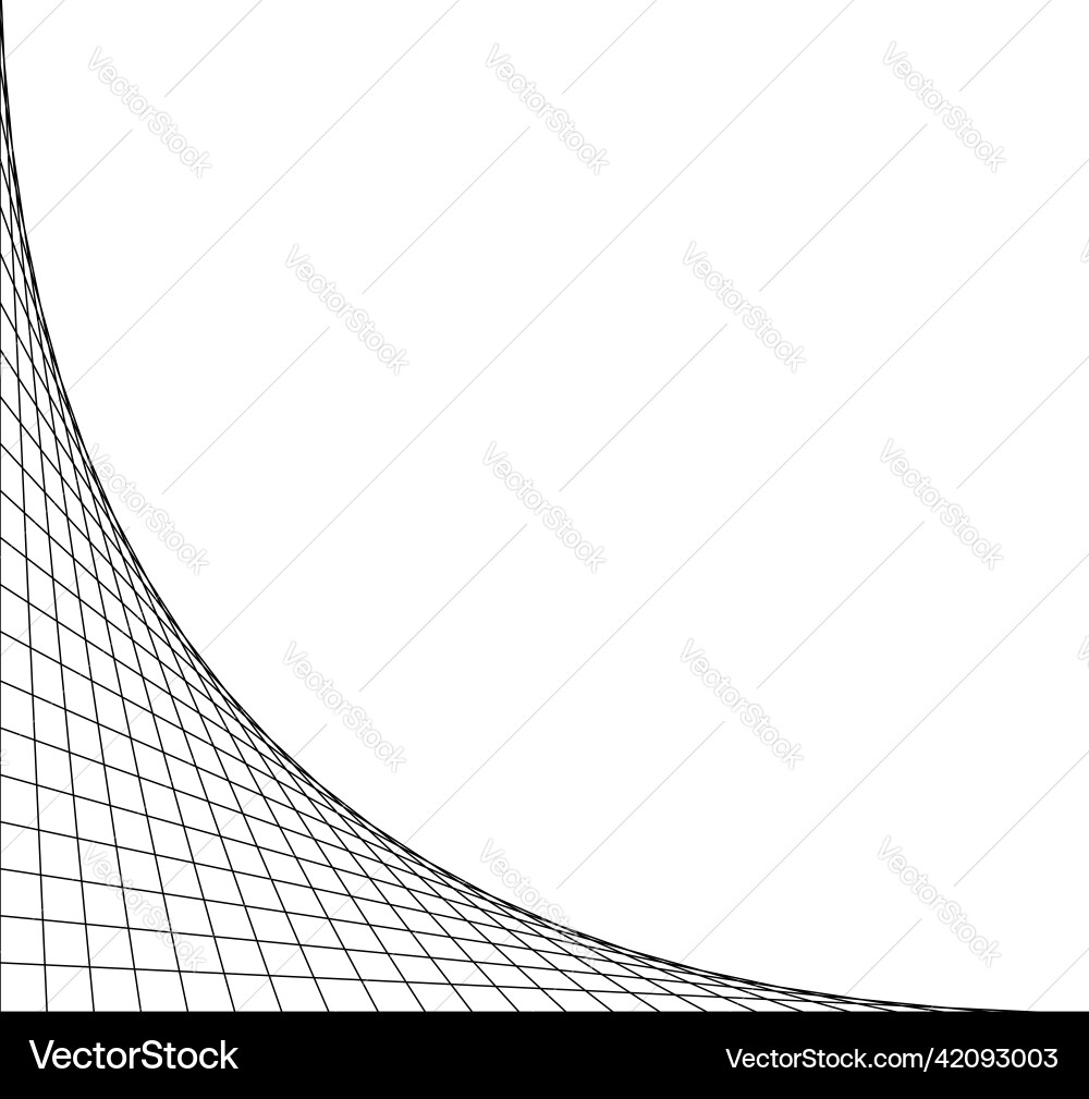 Netting intersecting lines grid mesh corners Netting intersecting lines grid mesh corners vector image
