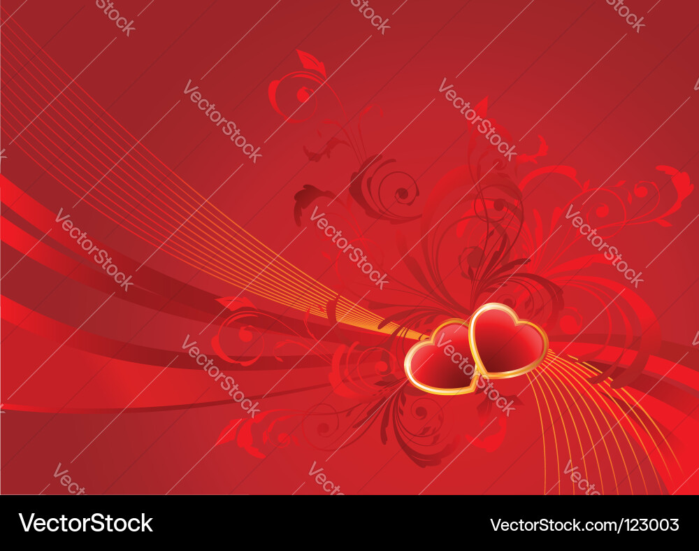 Romantic Valentine Backdrop Vector Image