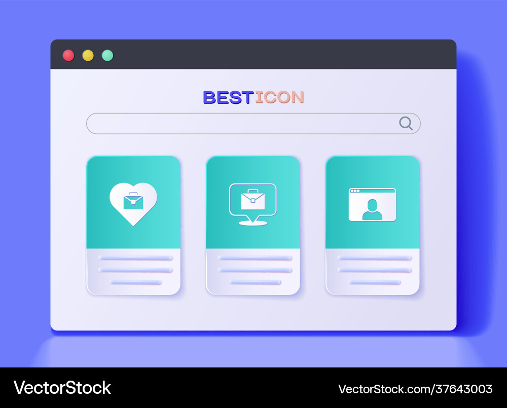 Set online working heart with text and video chat Set online working heart with text and video chat vector image