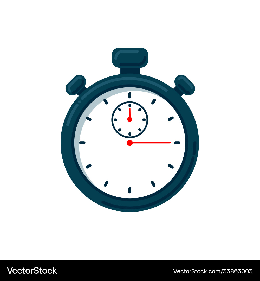 Timer icon stopwatch - speed vector image