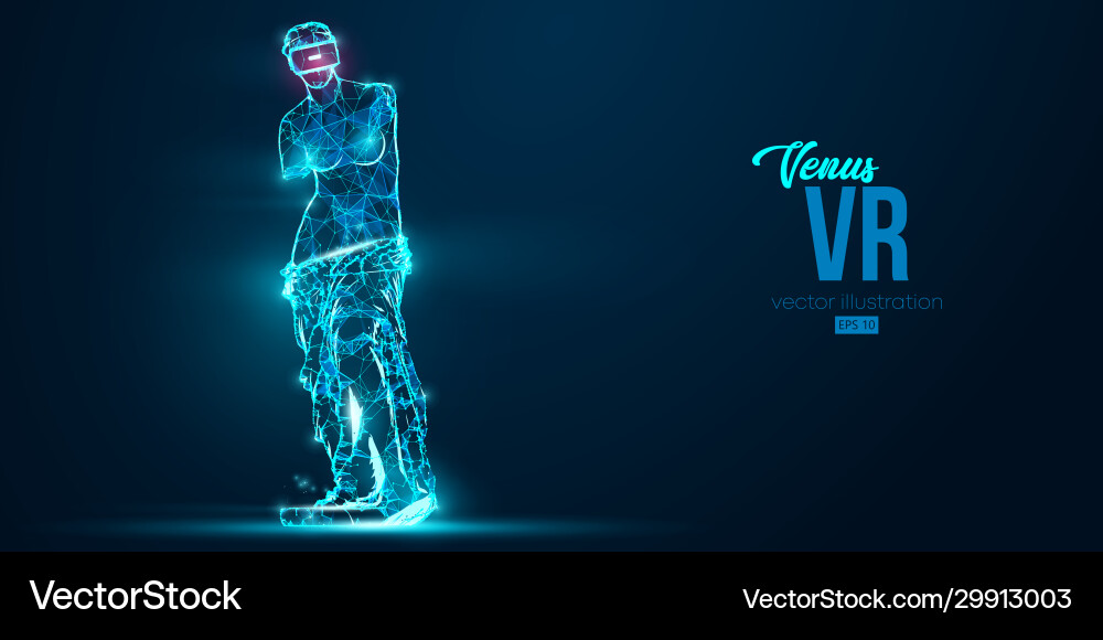 Vr abstrakte Silhouette virtuelle Realität Gläser Vr abstrakte Silhouette virtuelle Realität Gläser vektorbild