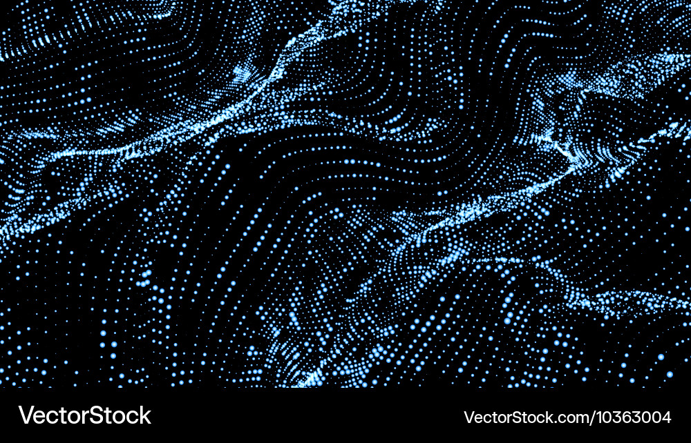 Abstract landscape background cyberspace vector image