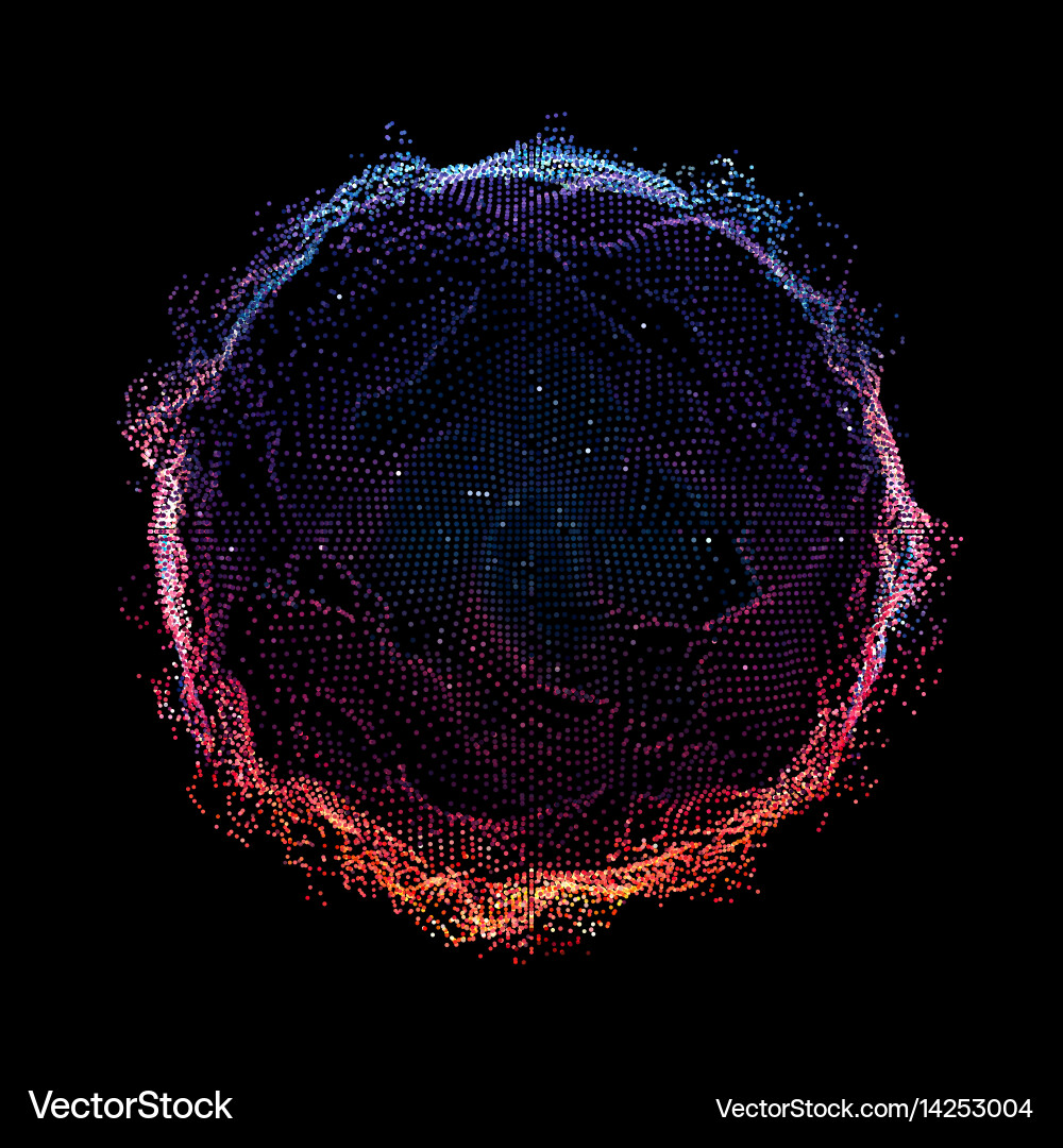 Abstract mesh background colorful vector image