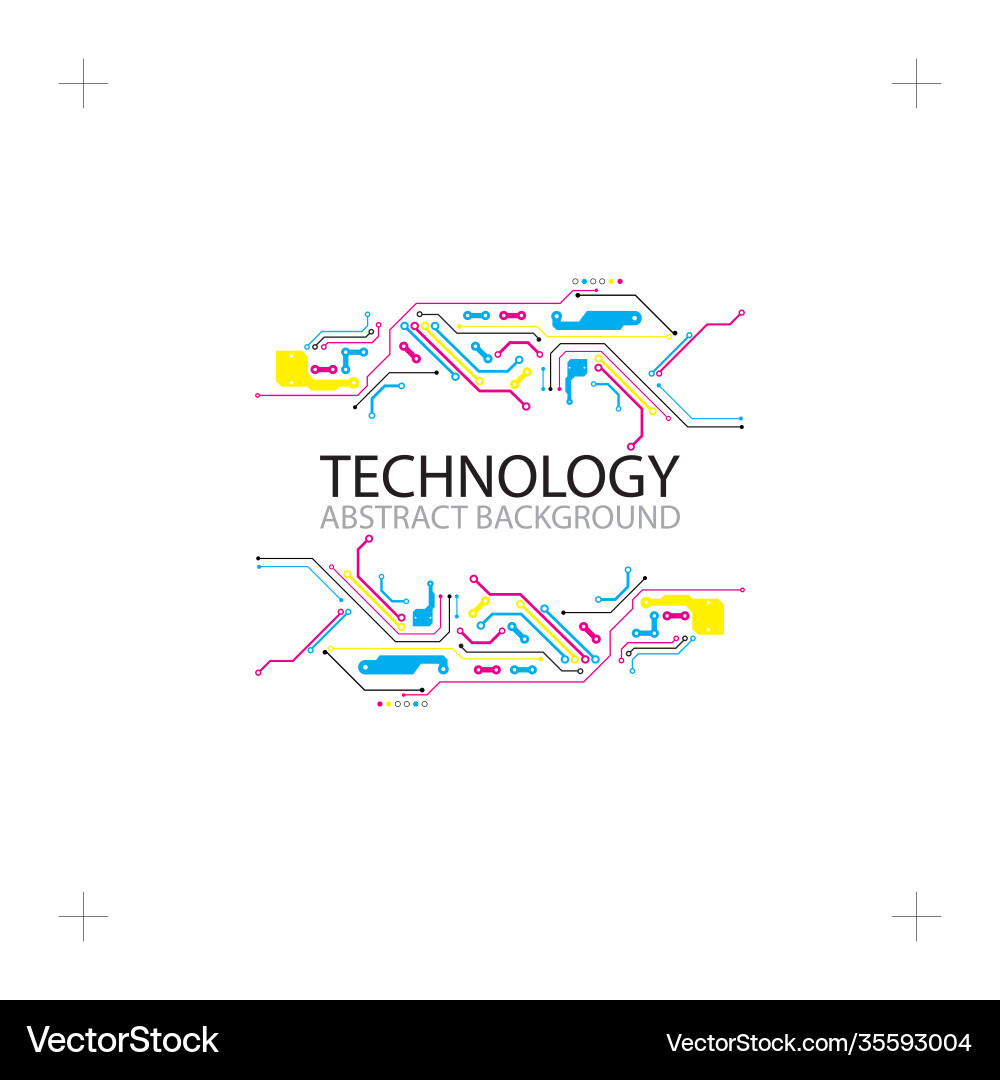 Abstract technological background with various Abstract technological background with various vector image