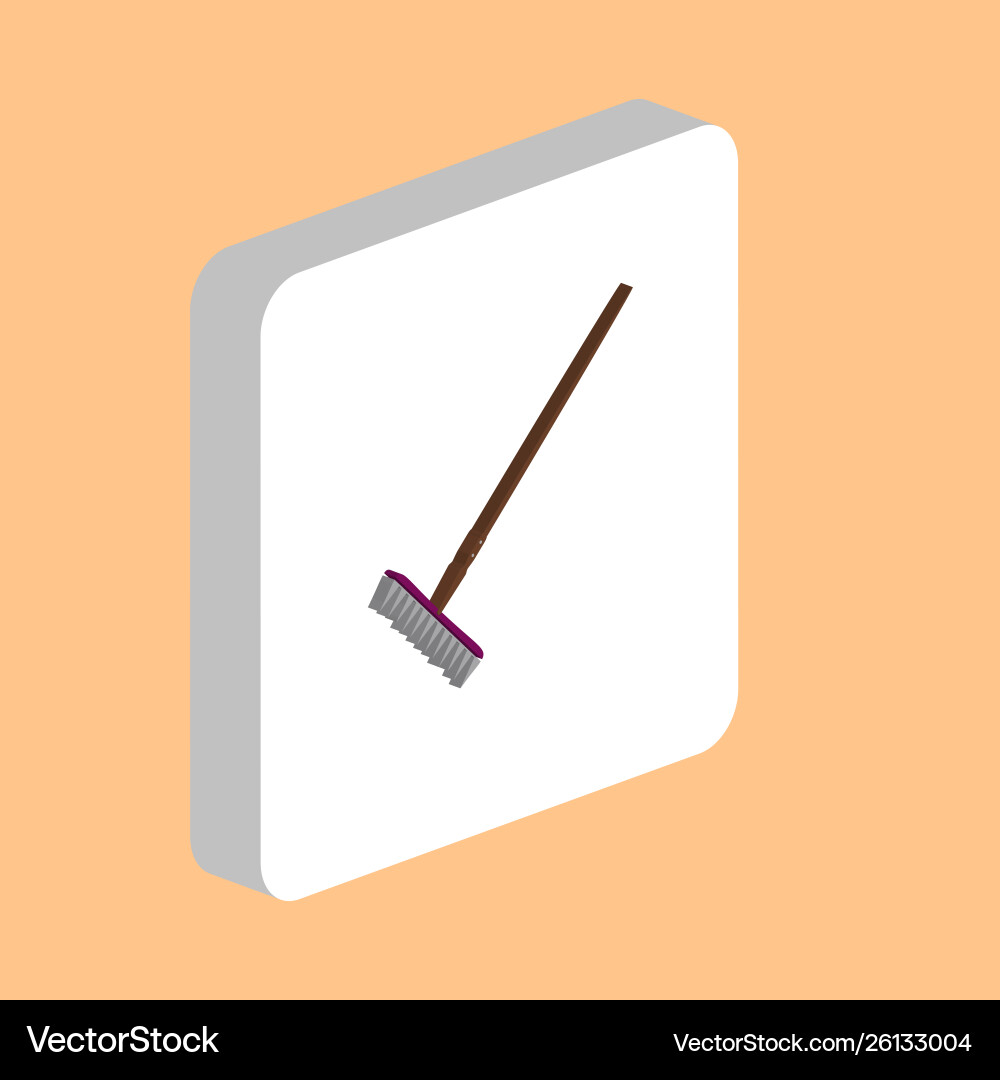 Rake computer symbol Rake computer symbol Vector Image