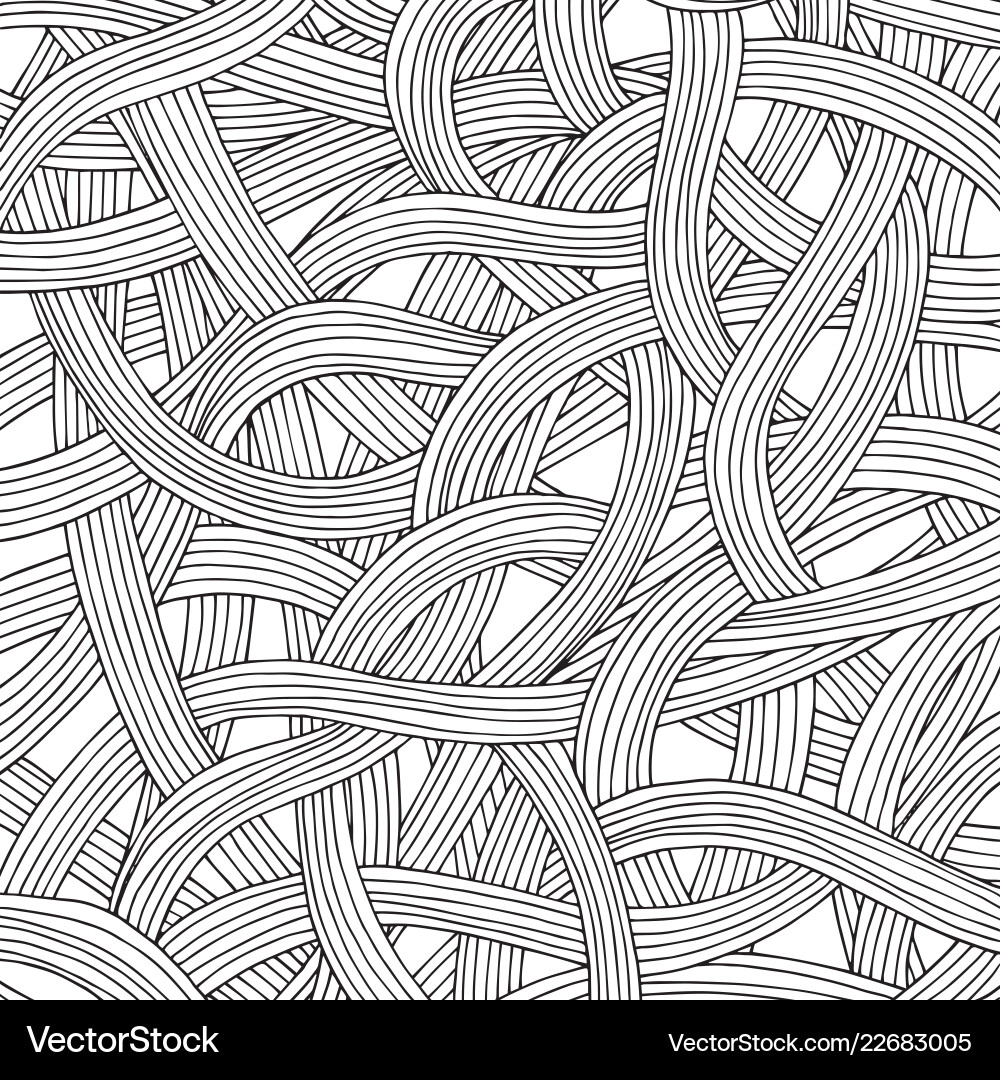 Abstract background with intricate intertwining vector image