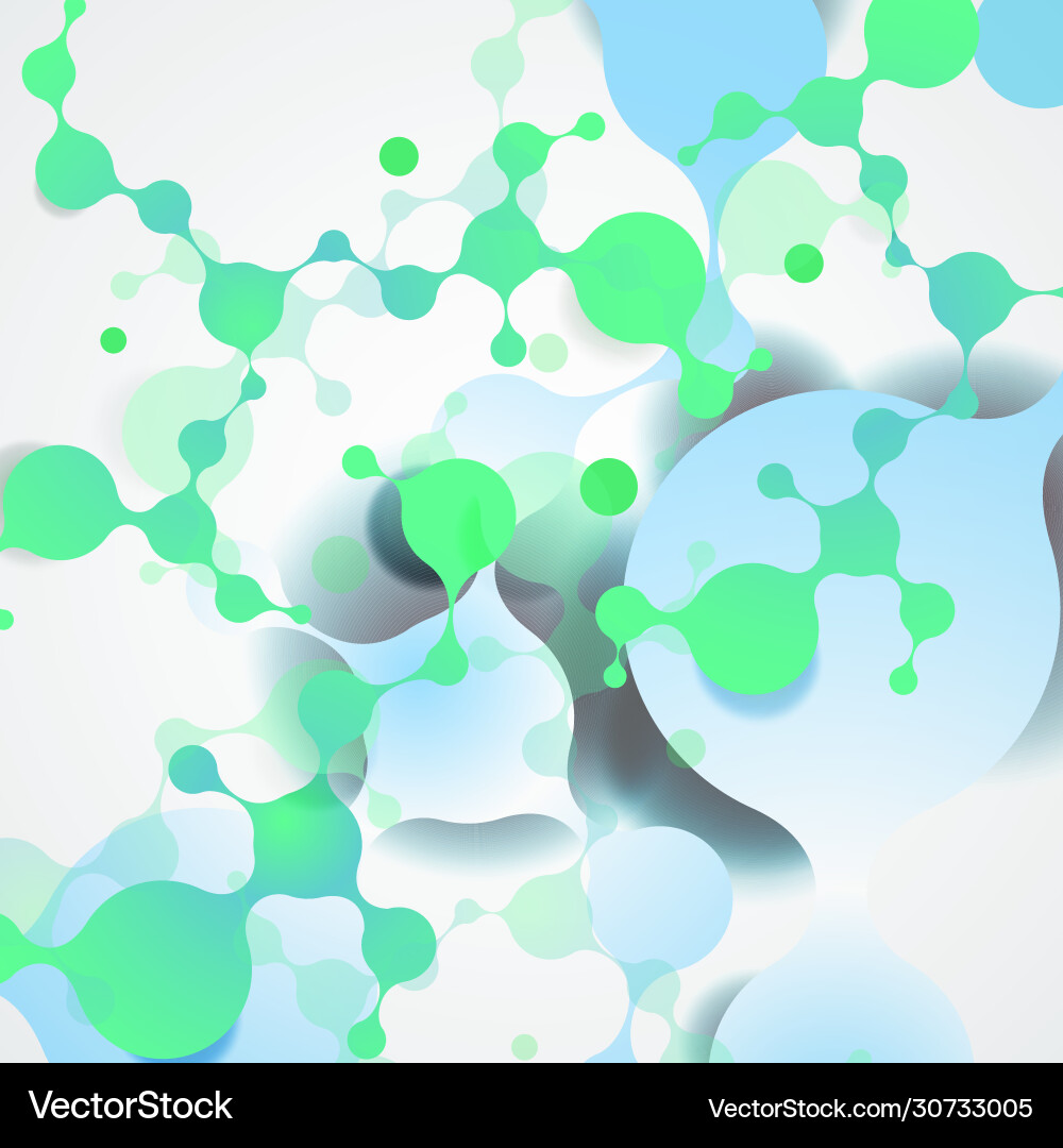 Abstract network design with molecular structure Abstract network design with molecular structure Vector Image
