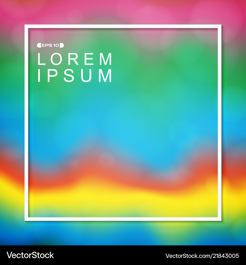 Abstract of colorful fluid with bokeh background Abstract of colorful fluid with bokeh background vector image