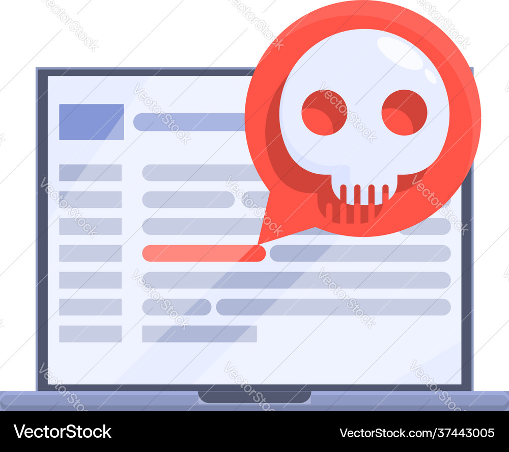 Hacker script icon cartoon style Hacker script icon cartoon style vector image