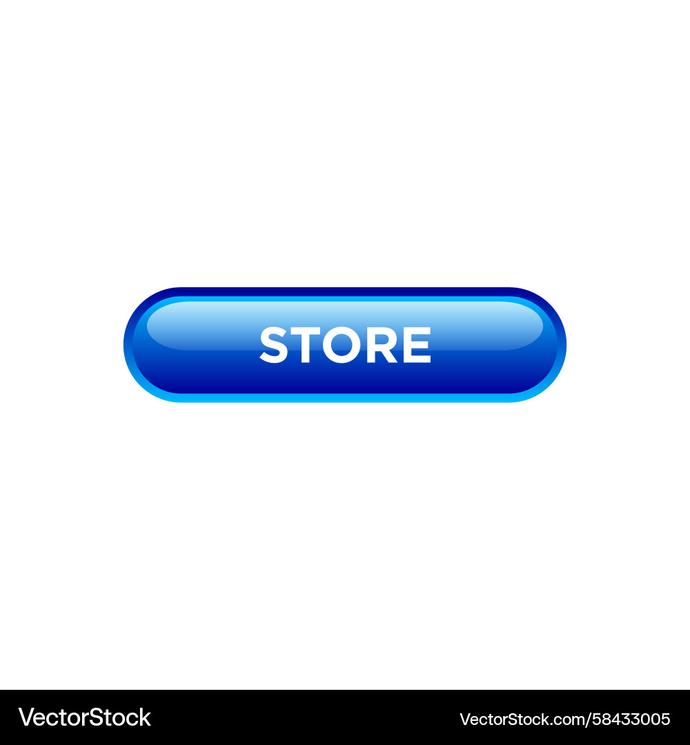 Store Button Website Template Vector Image