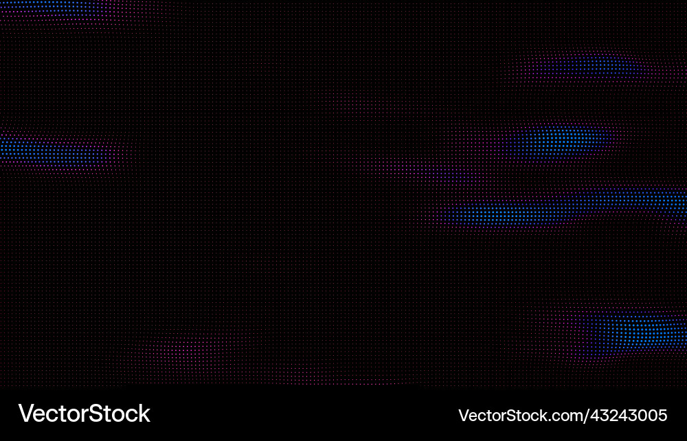 Waves of colorful points digital data splash Waves of colorful points digital data splash vector image