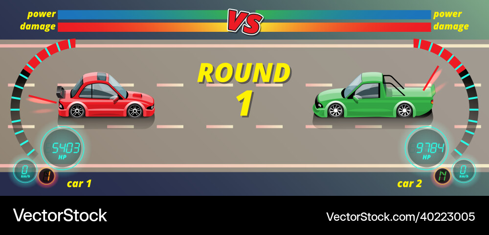 When game start player can select racing car When game start player can select racing car Vector Image