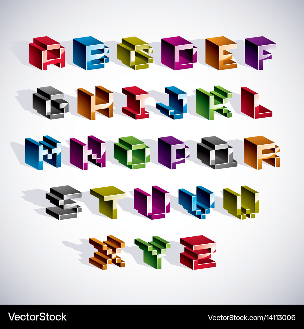 8-Bit TypeScript Font - Pixel Art Lettering Vektorbild
