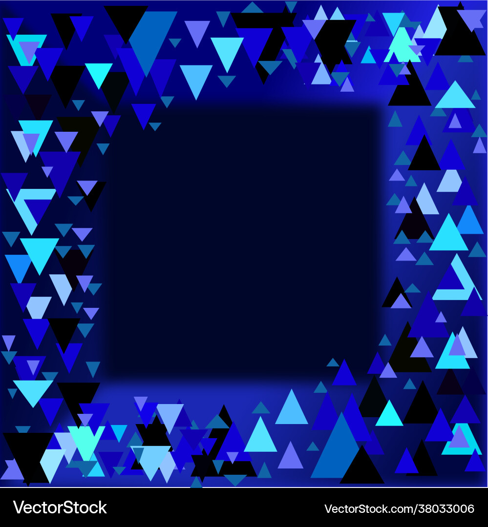 Overlapping triangles in a square frame Overlapping triangles in a square frame vector image
