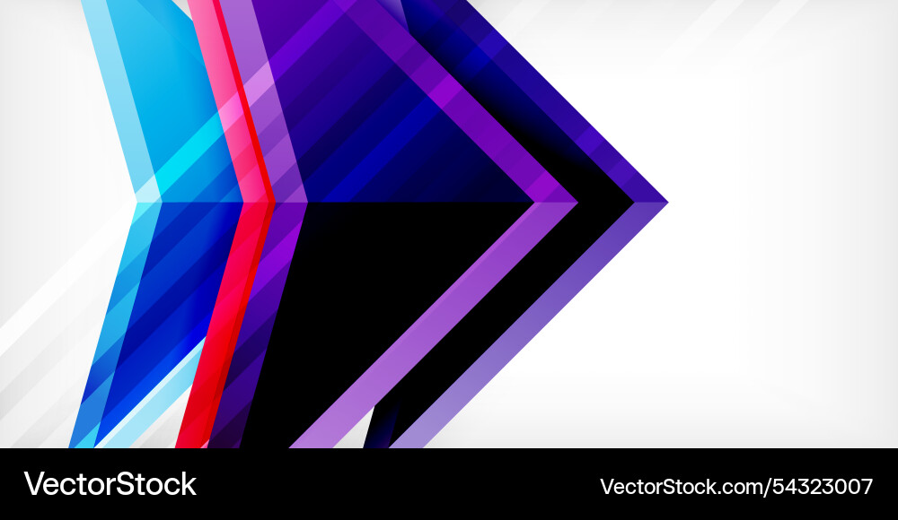 Abstract background color triangles and arrows Abstract background color triangles and arrows vector image