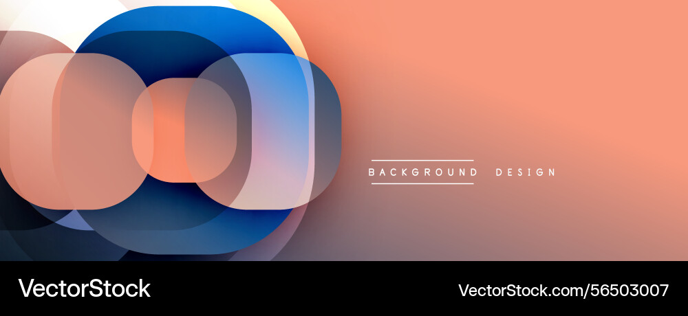 Abstract geometric shapes overlap creating Abstract geometric shapes overlap creating vector image