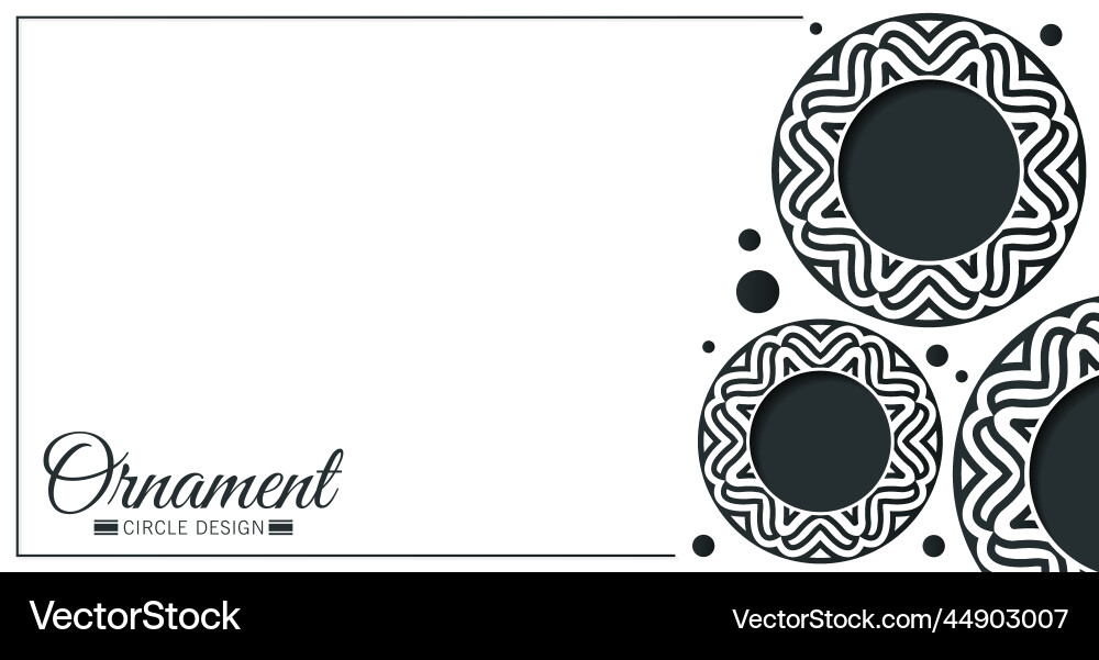 Dark border pattern background Dark border pattern background vector image