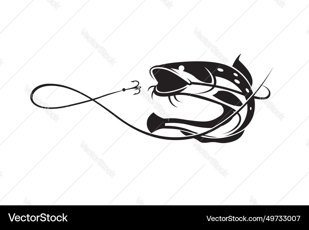 Fishing sport emblem Fishing sport emblem Vector Image