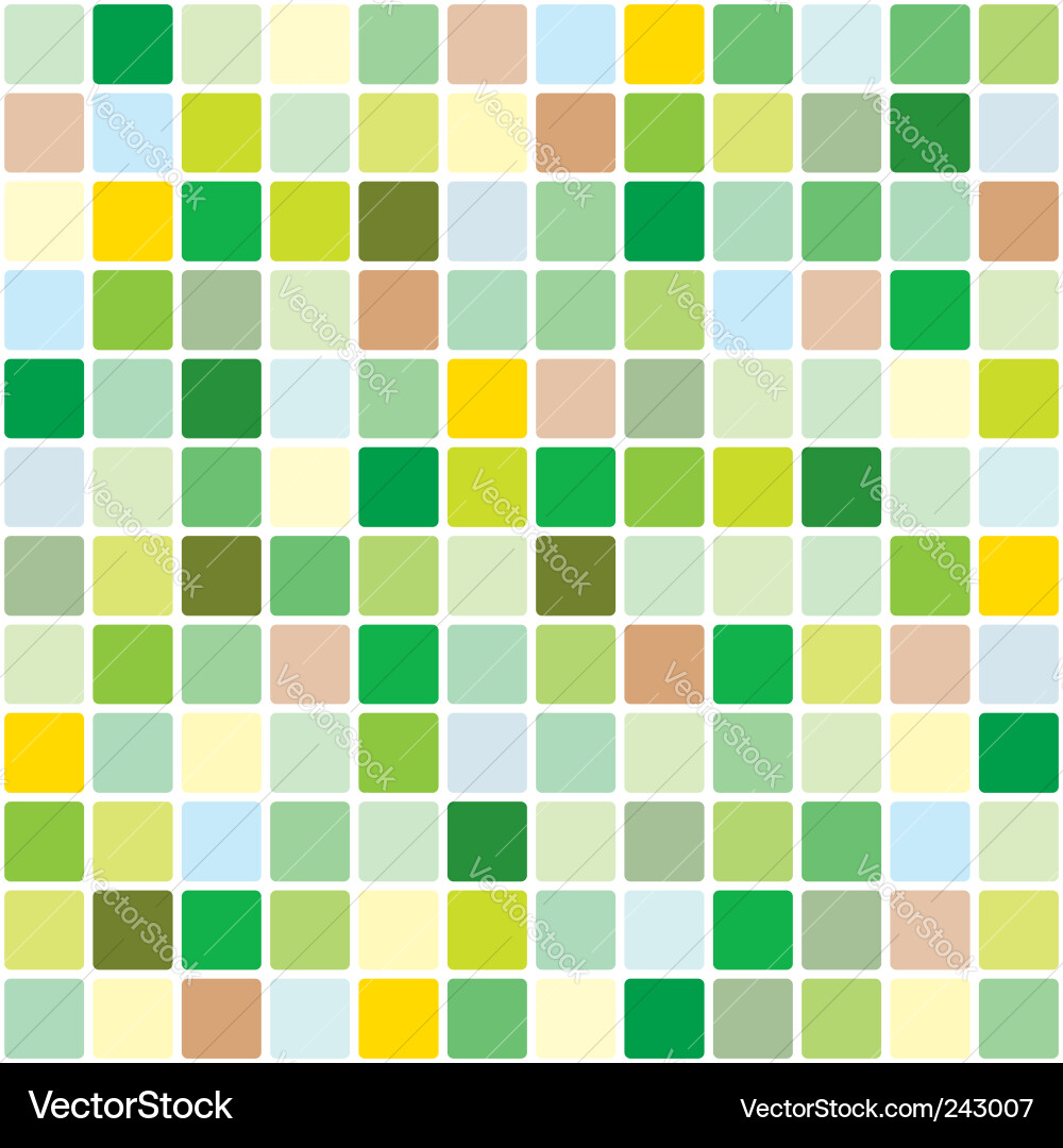 Geometric Mosaic Pattern Vector Image