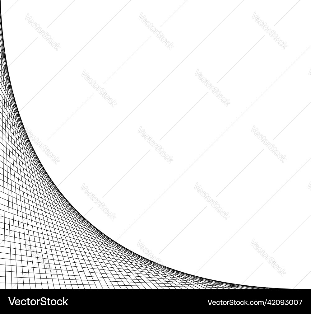 Netting intersecting lines grid mesh corners Netting intersecting lines grid mesh corners vector image