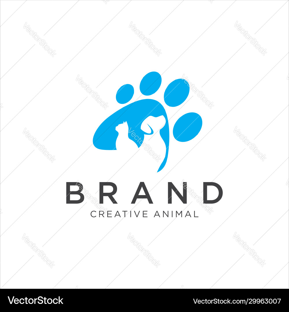 Pet Shop Logo Design Tierpflege Gesundheit Pet Shop Logo Design Tierpflege Gesundheit vektorbild
