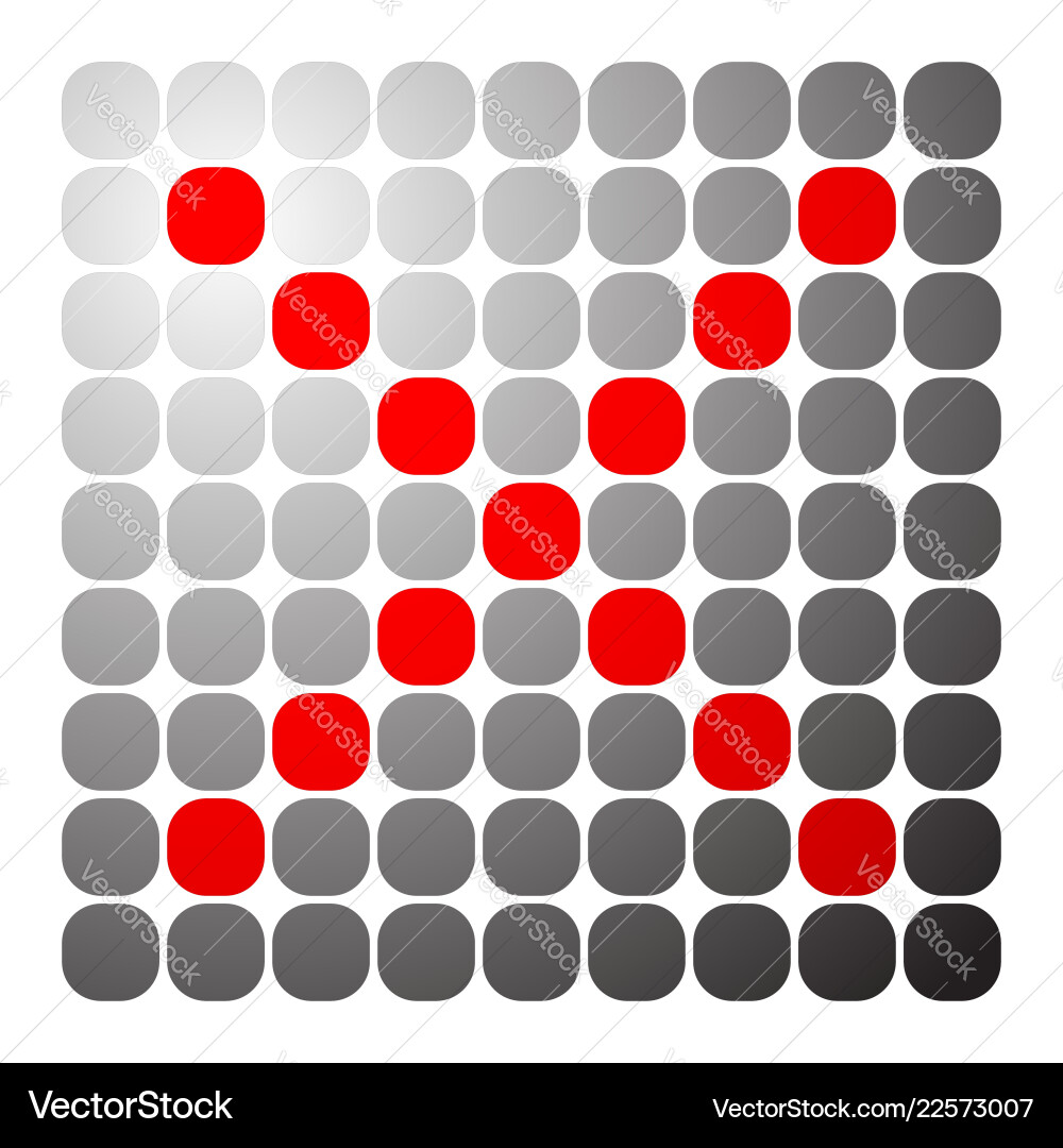 Red cross x shape letter for restriction remove Red cross x shape letter for restriction remove vector image