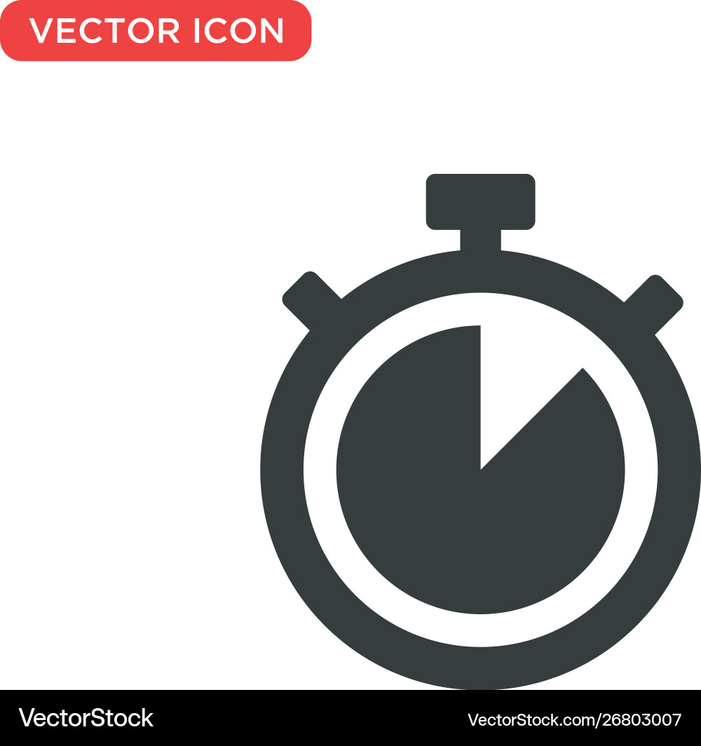 Stopwatch timer icon design Stopwatch timer icon design vector image