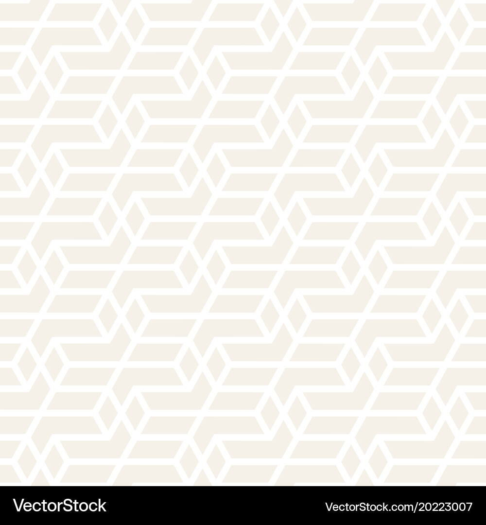 Subtle Hexagonal Stripes Pattern Vector Image