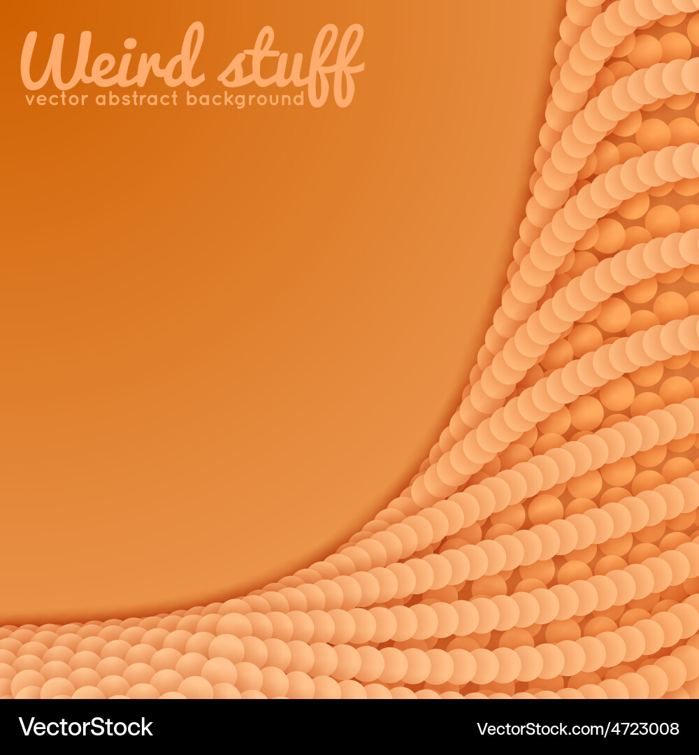 Array of paper cut circles with shadows in form Vector Image