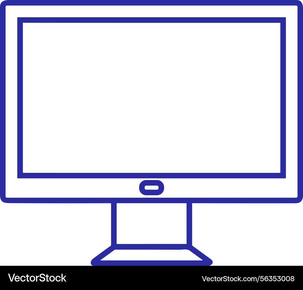 Computer icon symbol image Vector Image