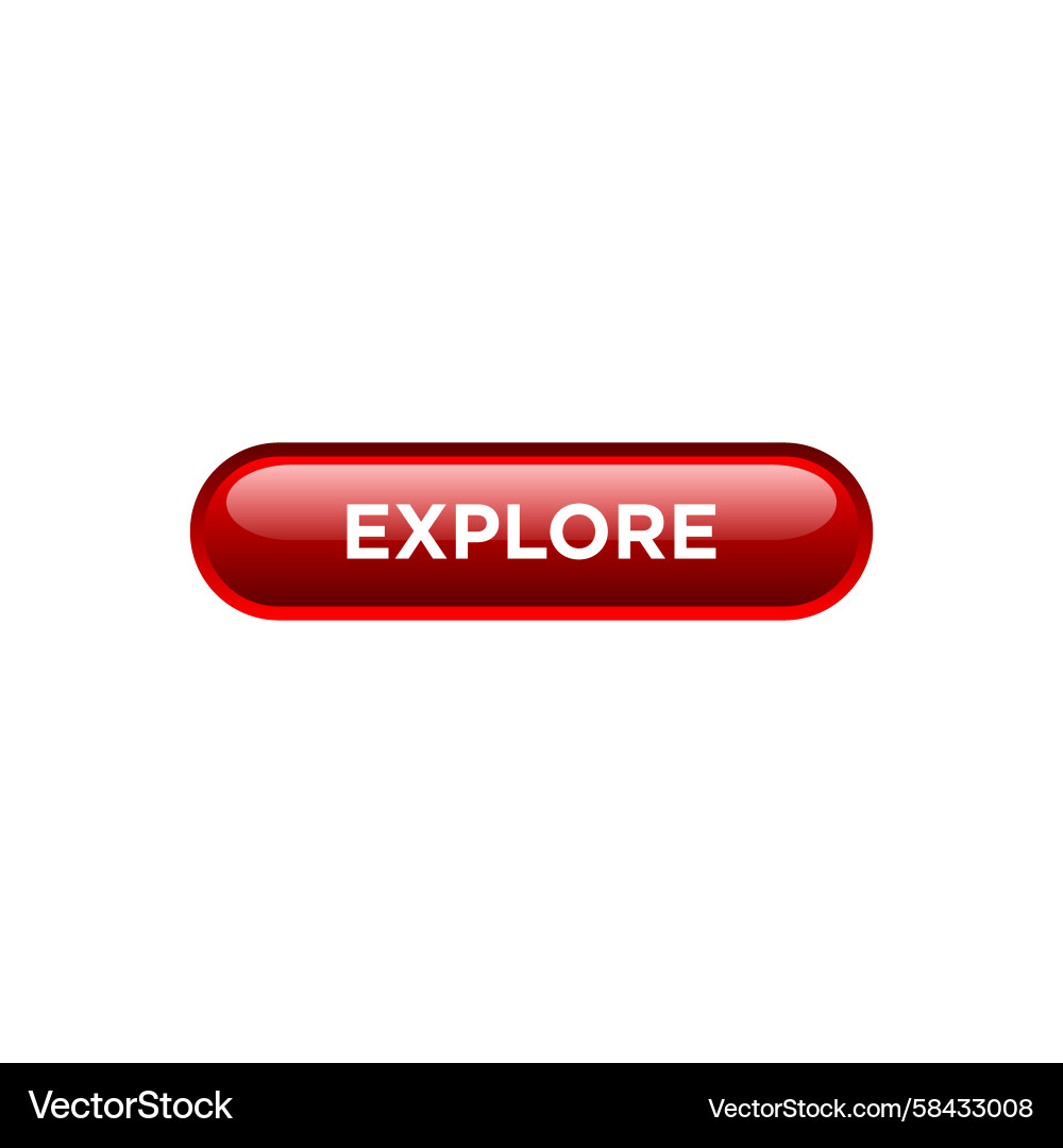 Explore Button Website Template Vector Image