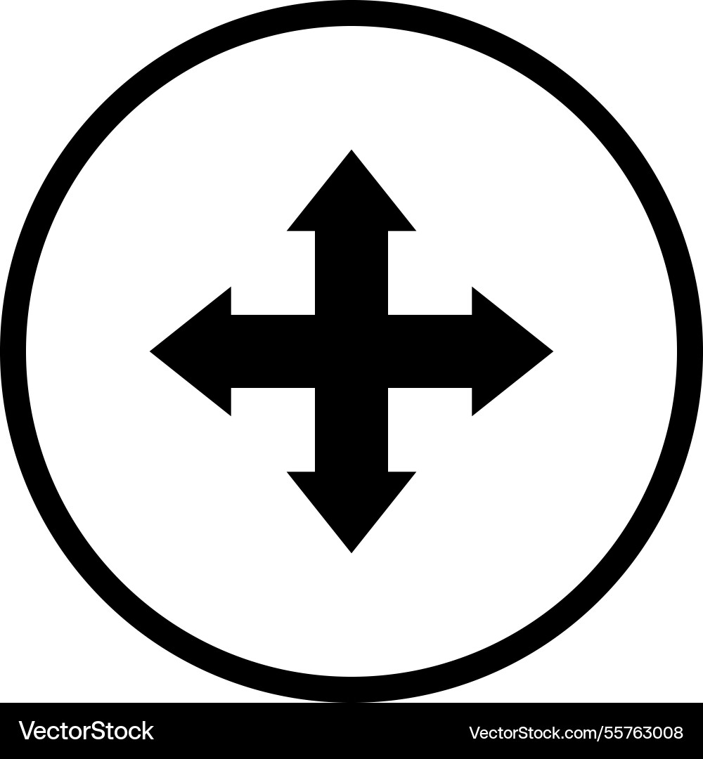 Move icon design Vector Image
