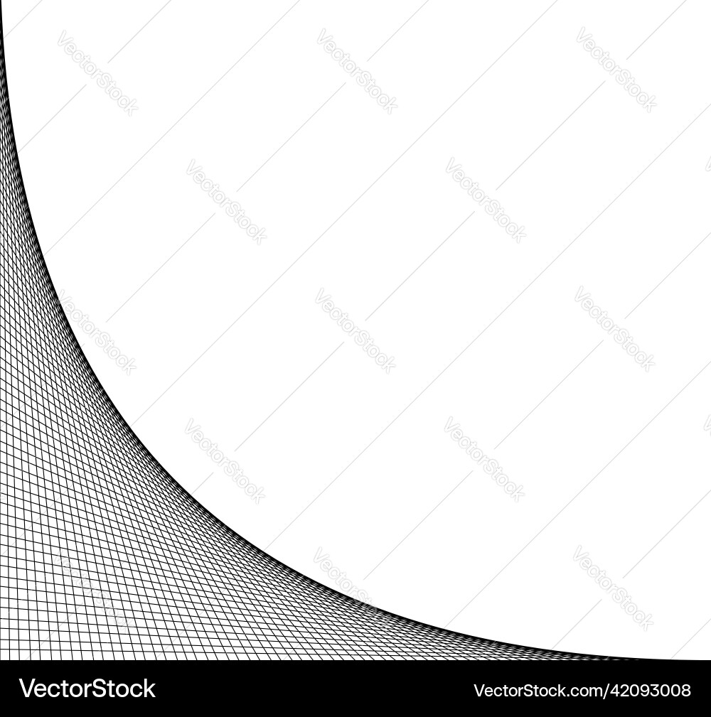 Netting intersecting lines grid mesh corners Netting intersecting lines grid mesh corners vector image