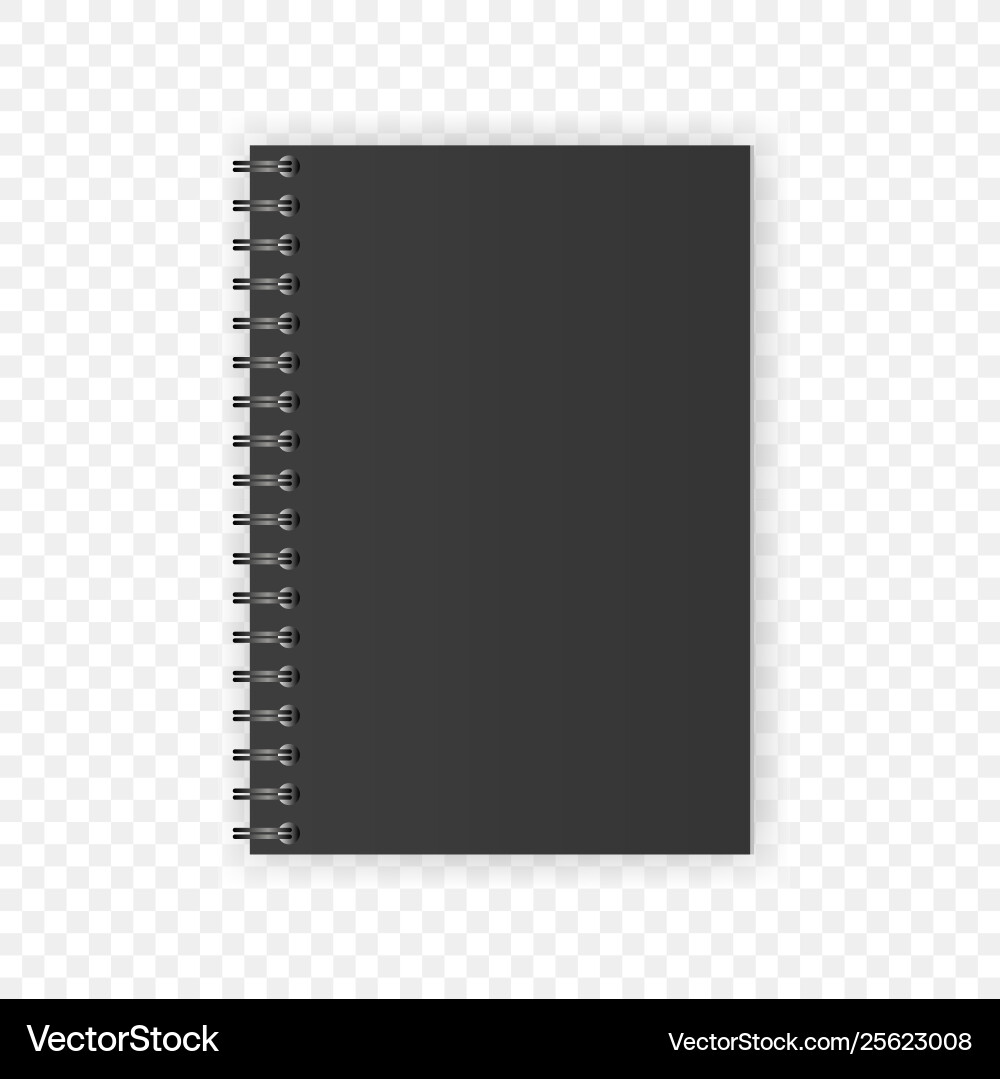 Realistic notebook set Realistic notebook set vector image