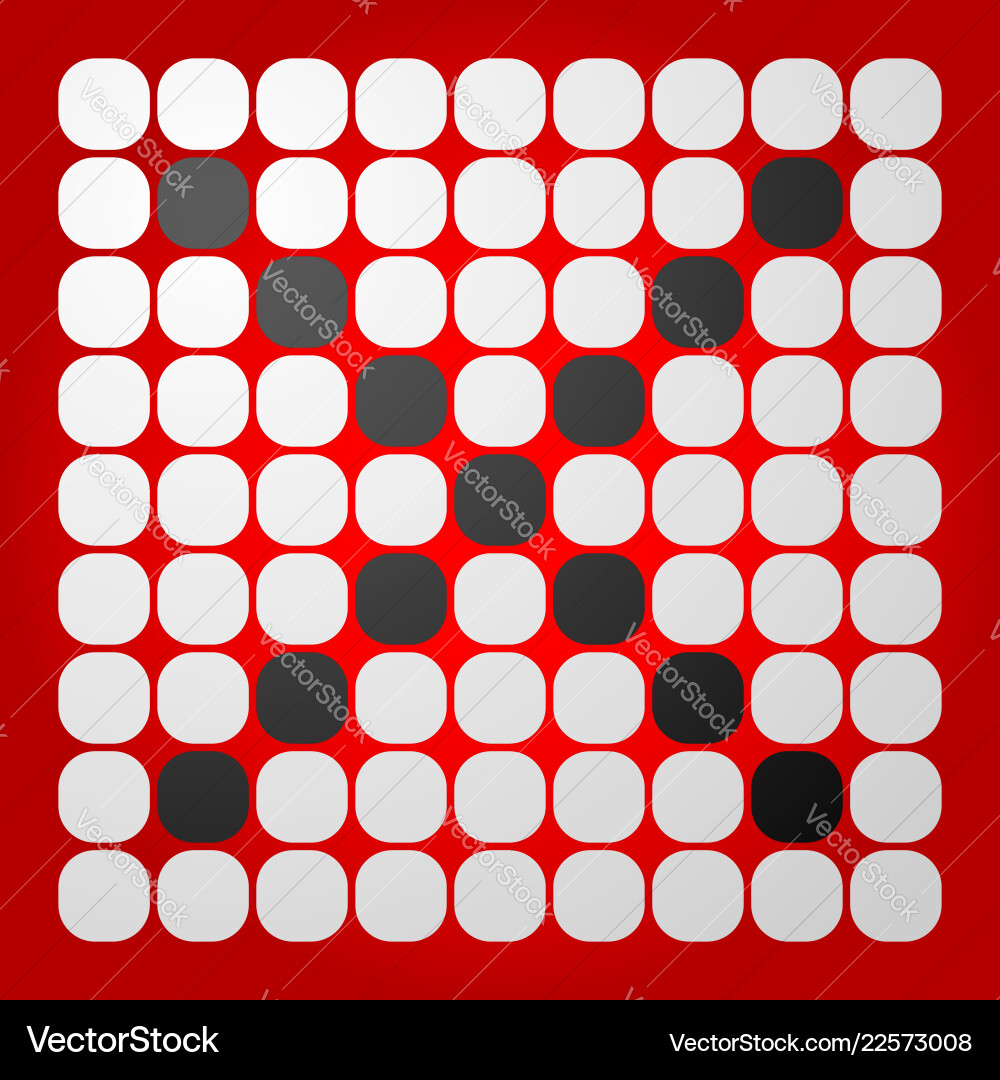 Red cross x shape letter for restriction remove Red cross x shape letter for restriction remove vector image