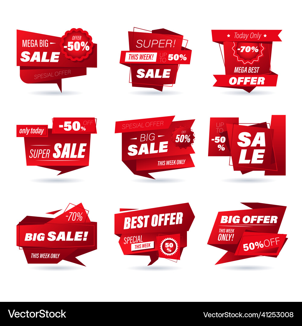 Set von Einzelhandelsverkauf Badge Shopping Stickers Set von Einzelhandelsverkauf Badge Shopping Stickers vektorbild