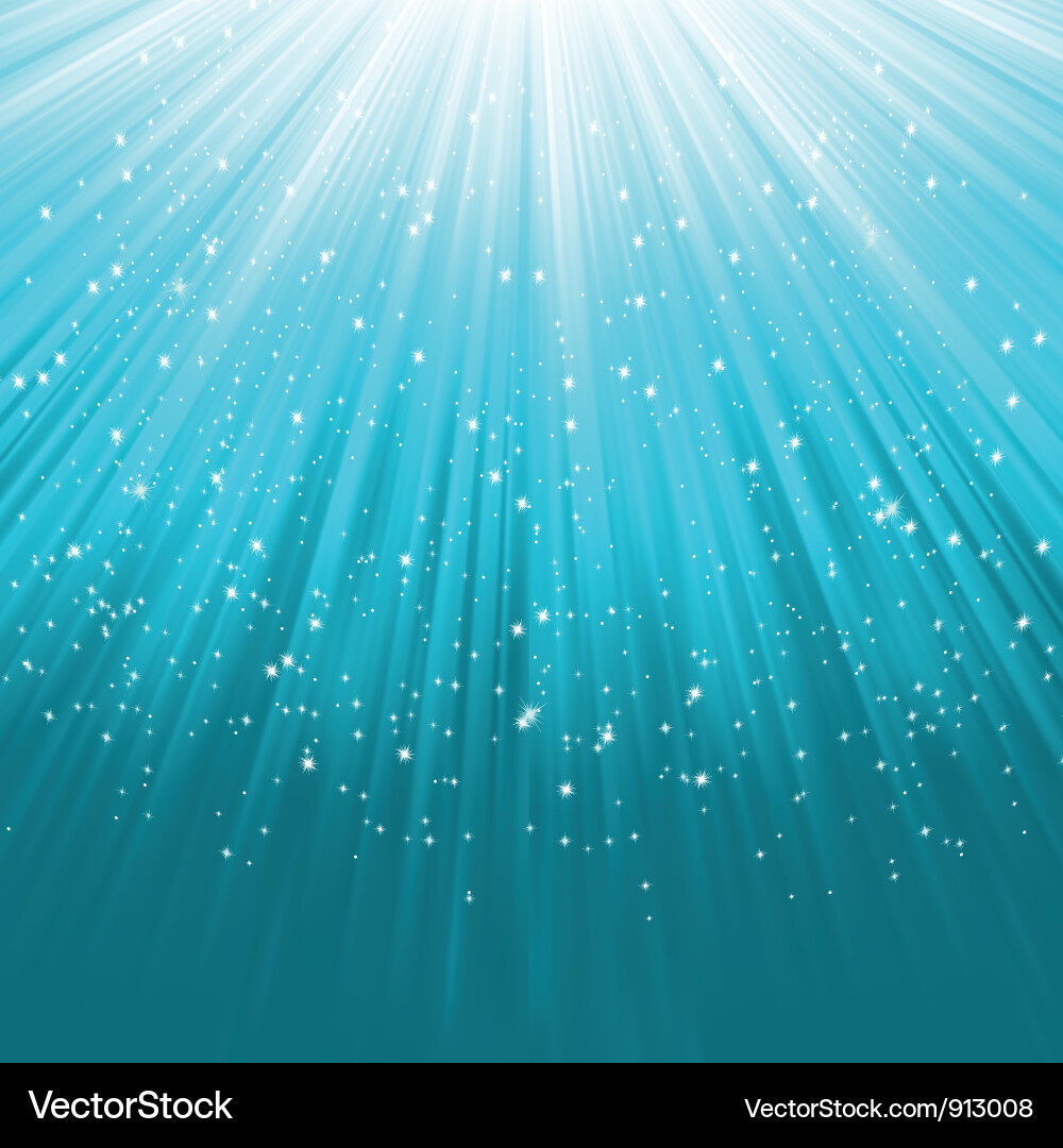 Starry Snowflake Background vector image