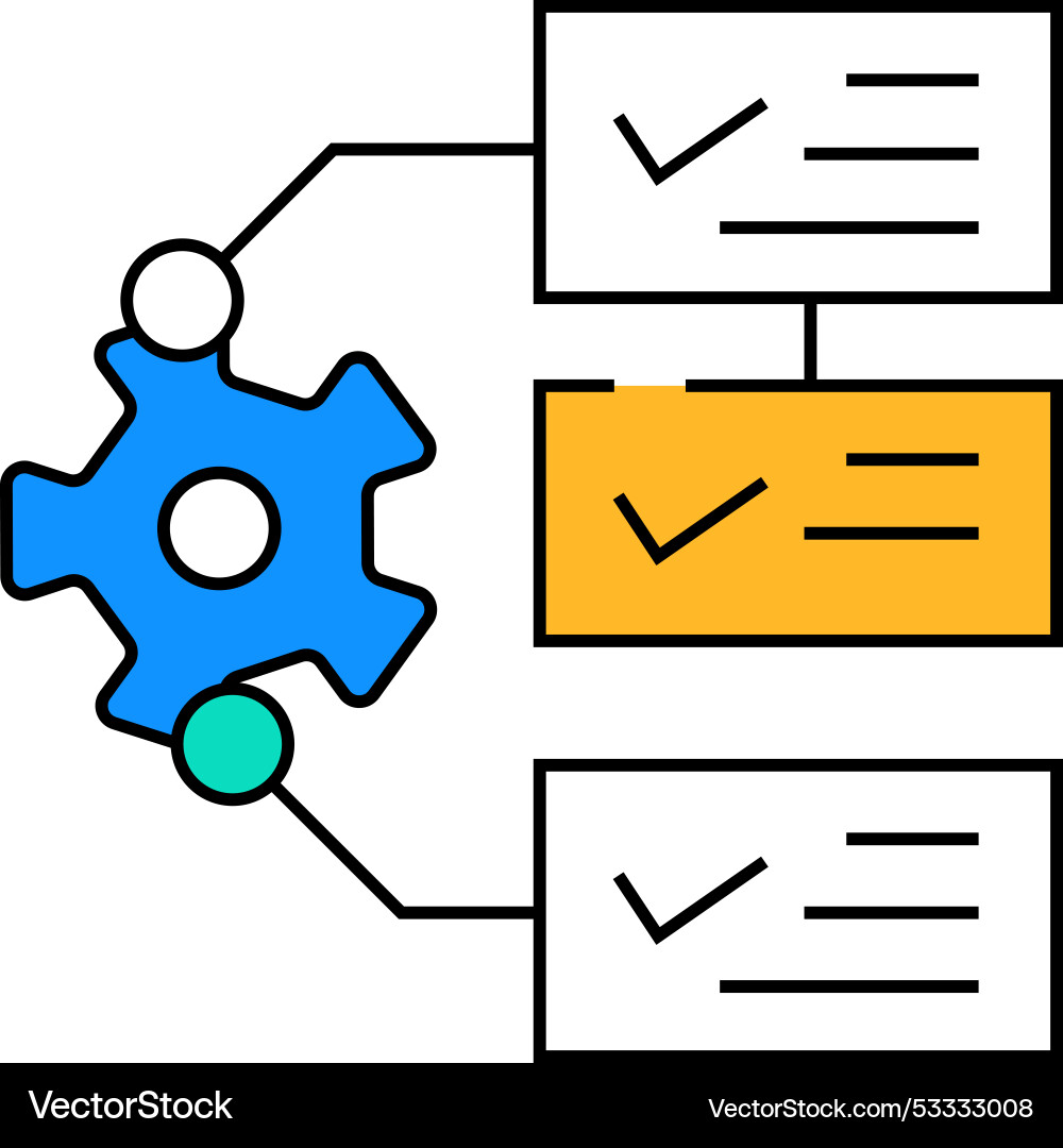 System monitoring icon color System monitoring icon color vector image