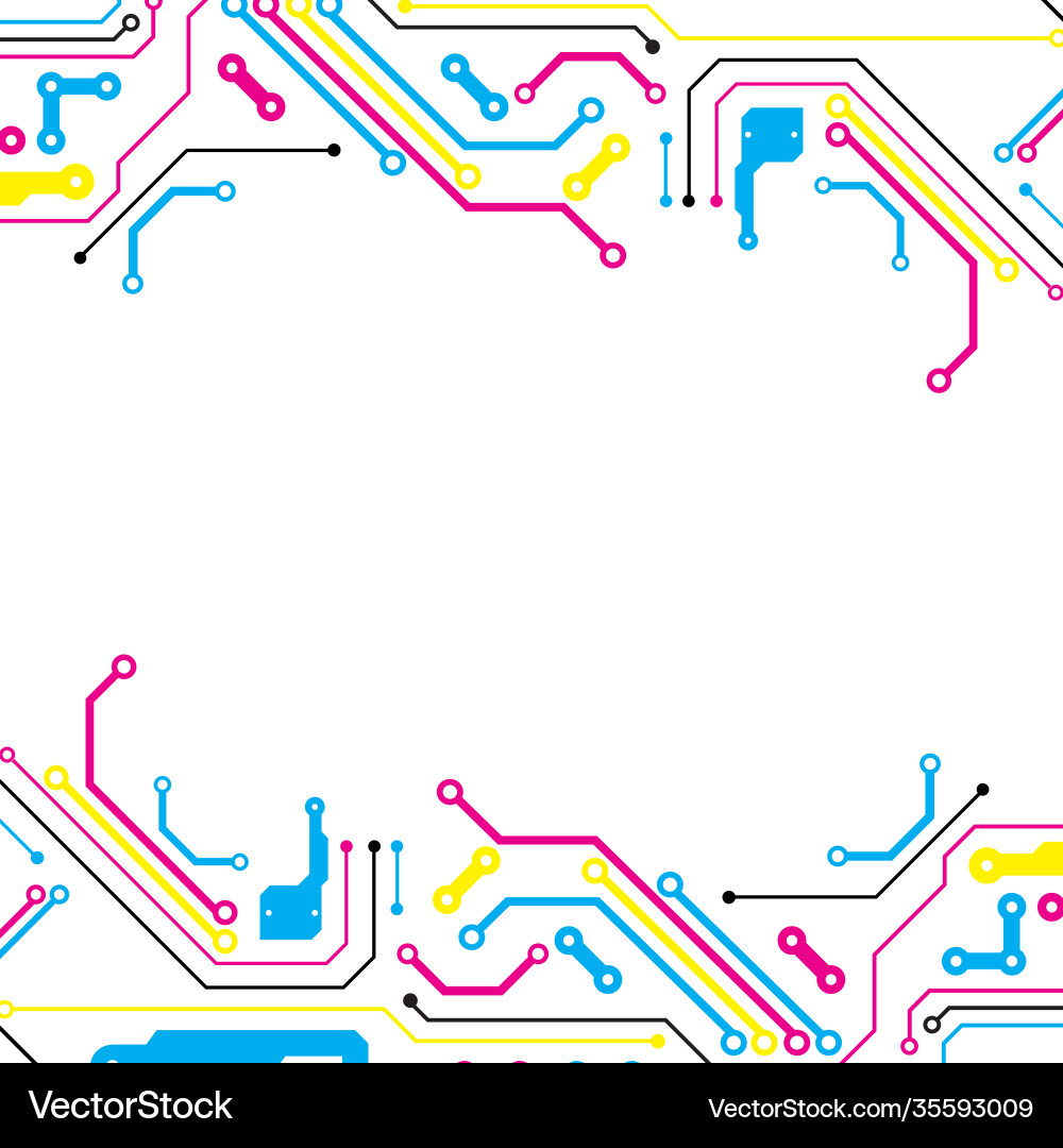 Abstract technological background with various Abstract technological background with various vector image
