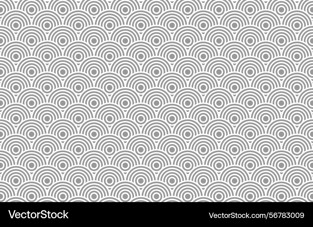 Elegant abstract geometric circles pattern vector image