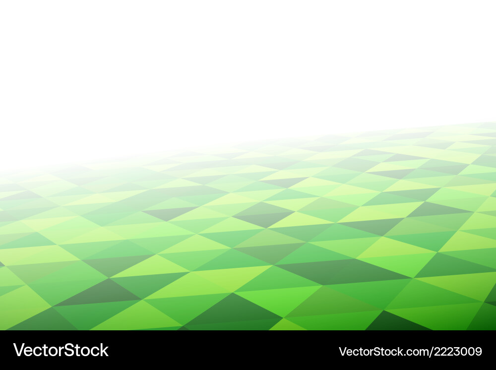 Geometric mosaic pattern in perspective vector image
