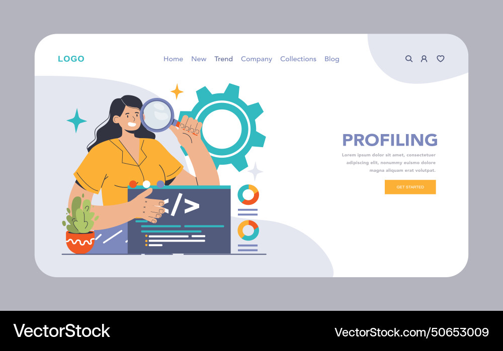 Software testen Web-Banner oder Landing-Seitencode Software testen Web-Banner oder Landing-Seitencode vektorbild