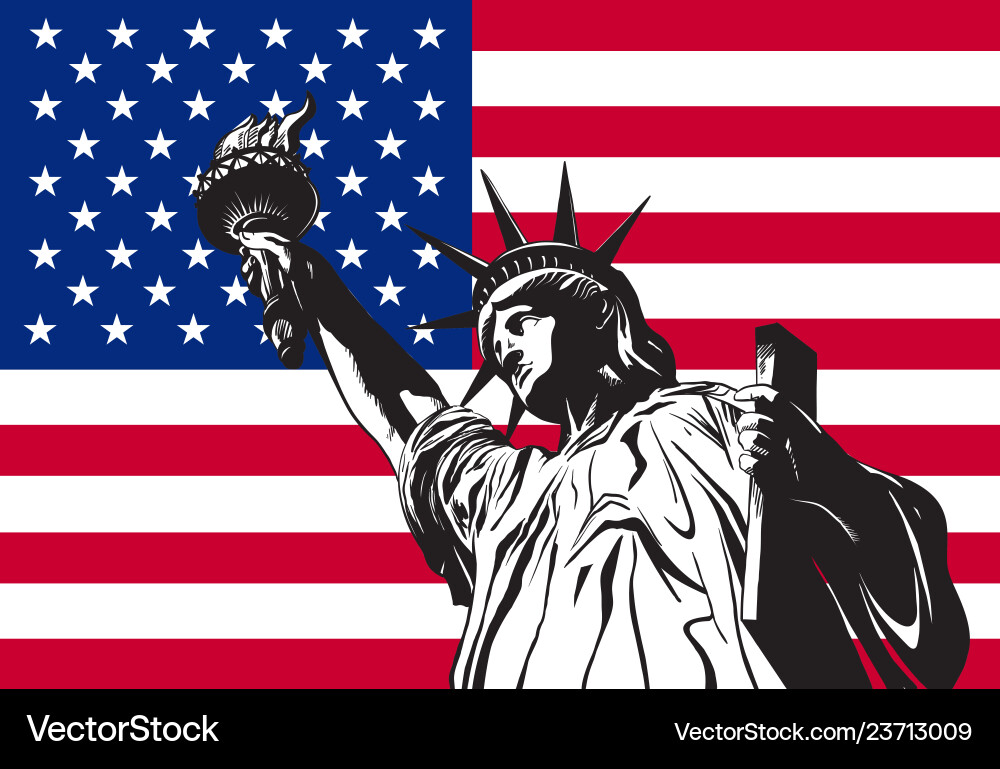 Statue of Liberty - USA Symbol vector image