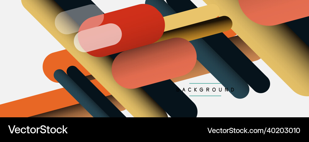 Abstract background round shapes lines Abstract background round shapes lines Vector Image