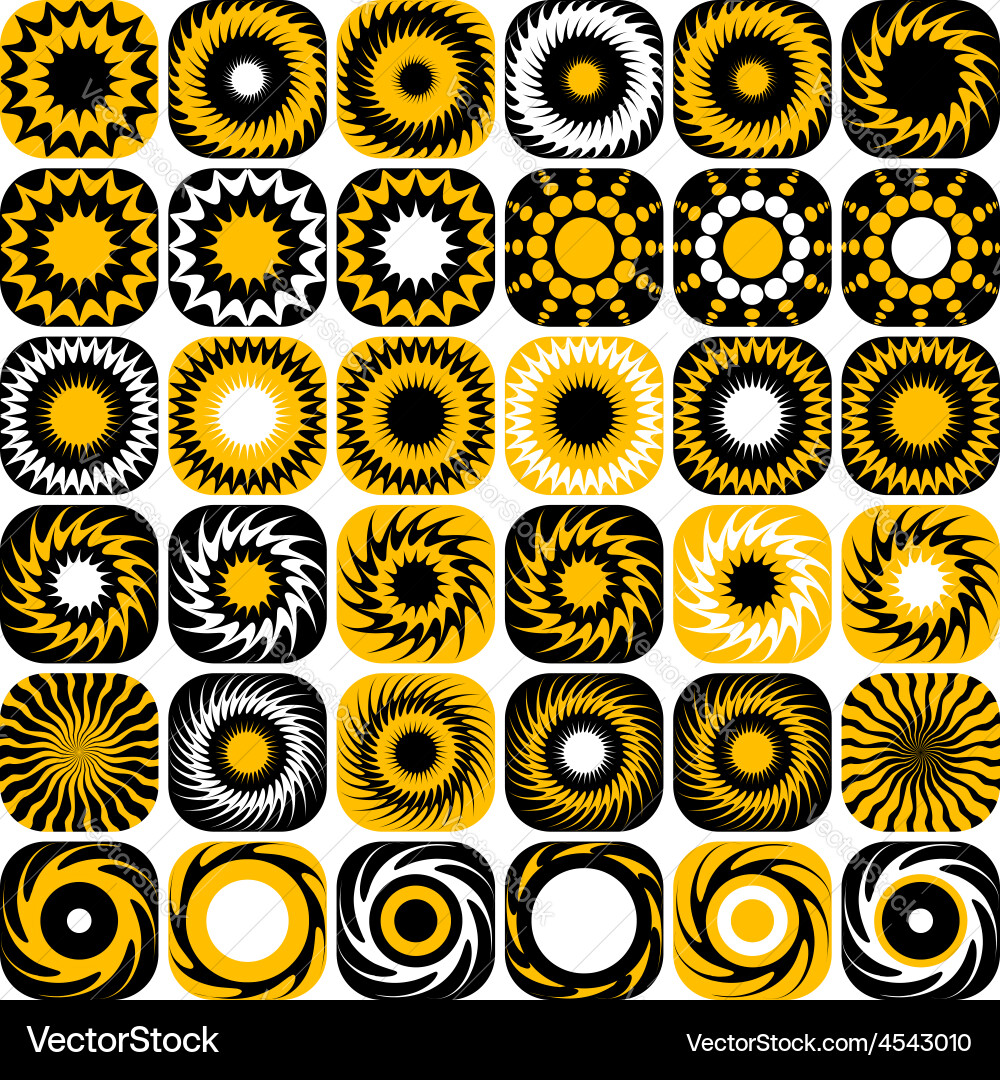 Design elements set vector image