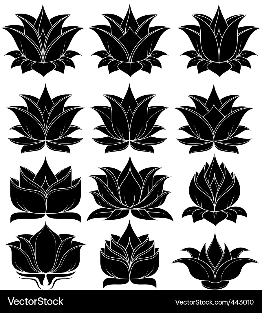 Lotus Royalty Free Vector Image - VectorStock