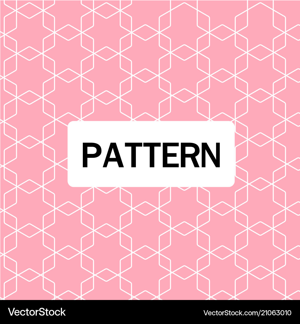 Overlap hexagon pattern pink background ima Overlap hexagon pattern pink background ima vector image