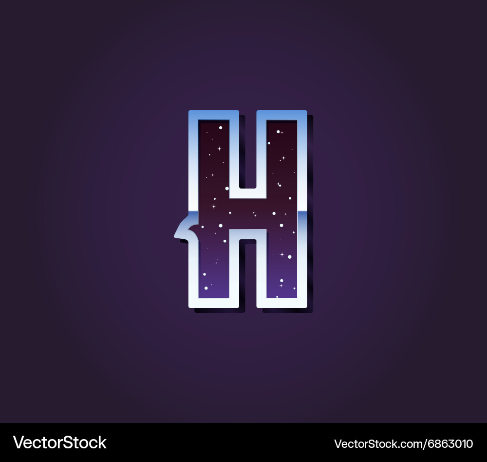 Universe 80s retro sci-fi font alphabet Vector Image