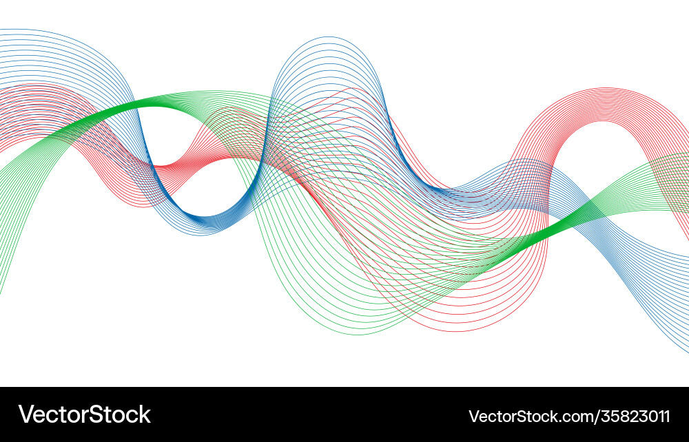 Abstract backdrop with colorful wave gradient line Abstract backdrop with colorful wave gradient line vector image