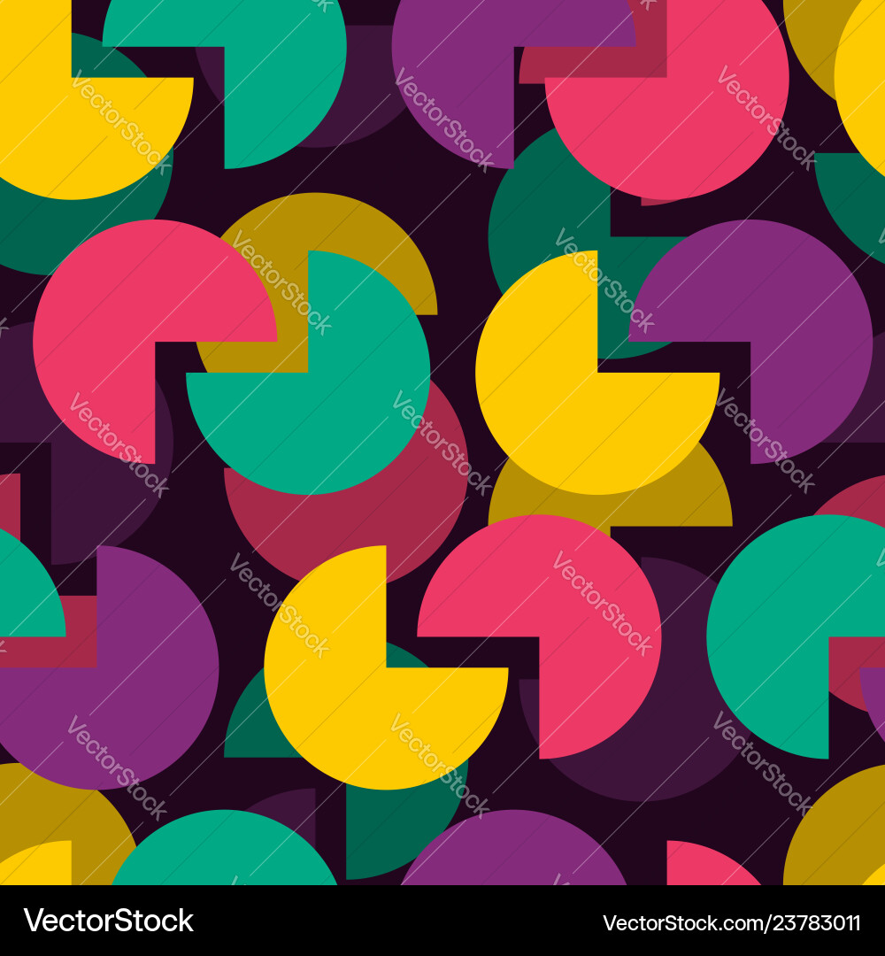 Circle abstract retro pattern round background Circle abstract retro pattern round background vector image